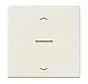 HOME dimmerknop 1-voudig met pijlsymbolen LS990 creme (BT LS 17101 P)