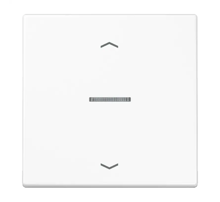 HOME dimmerknop 1-voudig met pijlsymbolen LS990 alpine wit (BT LS 17101 P WW)