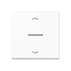 JUNG schakelwip met controlevenster en pijlsymbolen voor HOME draadloze schakelaar A-range alpine wit (A 101 KO5P BF WW)