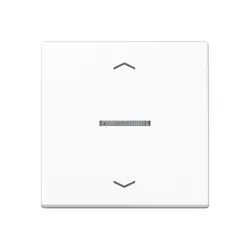 JUNG schakelwip met controlevenster en pijlsymbolen voor HOME draadloze schakelaar A-range alpine wit (A 101 KO5P WW)