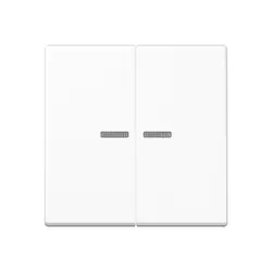 JUNG schakelwip 2-voudig met controlevenster voor HOME draadloze schakelaar A-range alpine wit (A 102 KO5 BF WW)