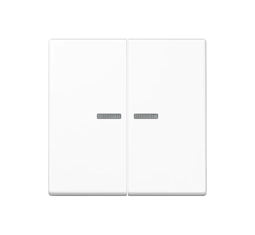schakelwip 2-voudig met controlevenster voor HOME draadloze schakelaar A-range alpine wit (A 102 KO5 WW)