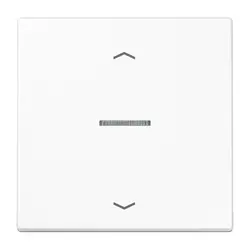 JUNG schakelwip met controlevenster en pijlsymbolen voor HOME draadloze schakelaar LS990 alpine wit (LS 101 KO5P WW)