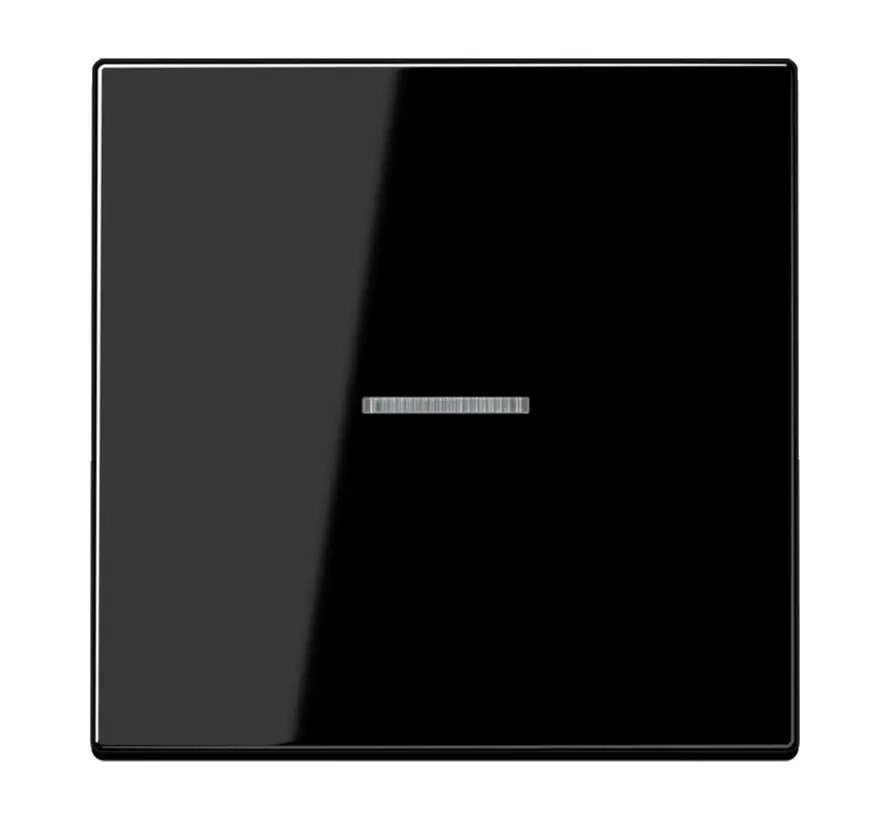 schakelwip met controlevenster voor HOME draadloze schakelaar LS990 zwart glans (LS 101 KO5 SW)
