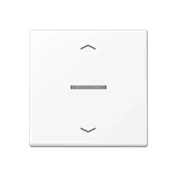 JUNG schakelwip met controlevenster en pijlsymbolen voor HOME draadloze schakelaar A-range sneeuwwit mat (A 101 KO5P BF WWM)