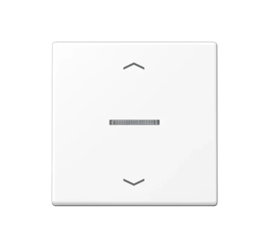 schakelwip met controlevenster en pijlsymbolen voor HOME draadloze schakelaar A-range sneeuwwit mat (A 101 KO5P BF WWM)