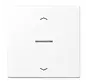 schakelwip met controlevenster en pijlsymbolen voor HOME draadloze schakelaar LS990 sneeuwwit mat (LS 101 KO5P WWM)