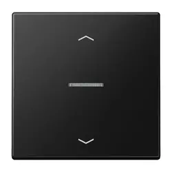 JUNG schakelwip met controlevenster en pijlsymbolen voor HOME draadloze schakelaar LS990 grafietzwart mat (LS 101 KO5P SWM)