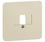 centraalplaat 1-voudig TAE Standard creme glans (80.610 TAE W)