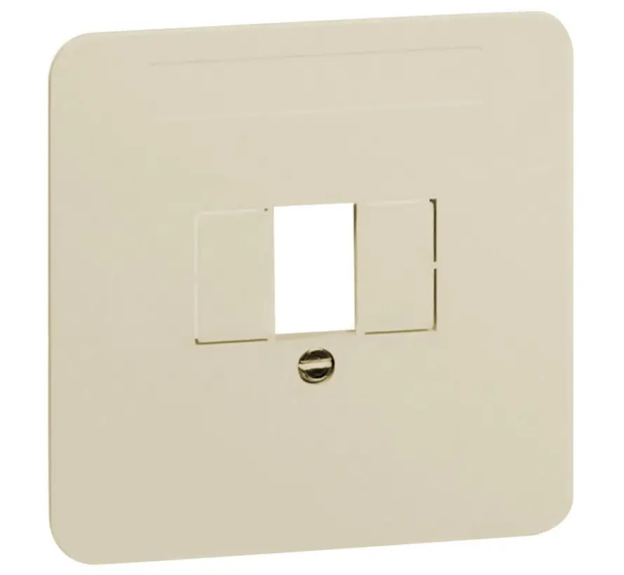 centraalplaat 1-voudig TAE Standard creme glans (80.610 TAE W)