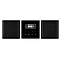 smart radio DAB+ set met 2 luidsprekers LS990 zwart (DAB LS2 SW)