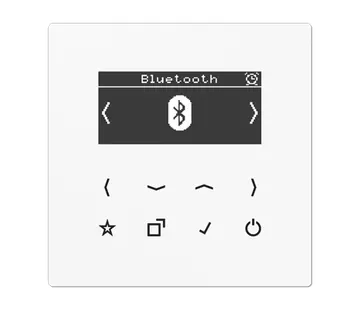 JUNG smart radio DAB+ Bluetooth zonder luidspreker LS990 alpine wit (DAB LS BT WW)