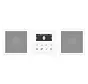 smart radio DAB+ Bluetooth set met 2 luidsprekers LS990 alpine wit (DAB LS2 BT WW)