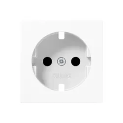 JUNG centraalplaat voor wandcontactdoos A-range alpine wit OP=OP
