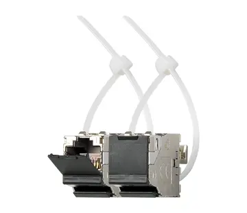 JUNG universeelmodule 2x CAT6A iso RJ45 modular jack met stofklep (UMA-CAT6A-25)