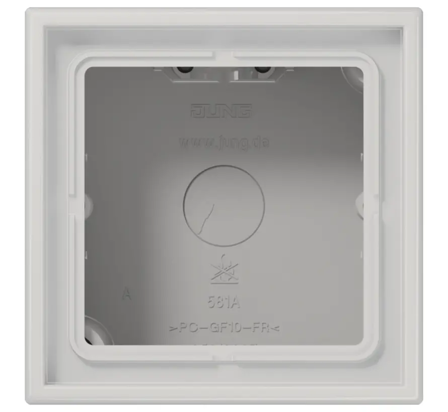 opbouwbak 1-voudig LS990 lichtgrijs (LS 581 A LG)