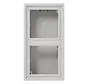 opbouwbak 2-voudig LS990 lichtgrijs (LS 582 A LG)