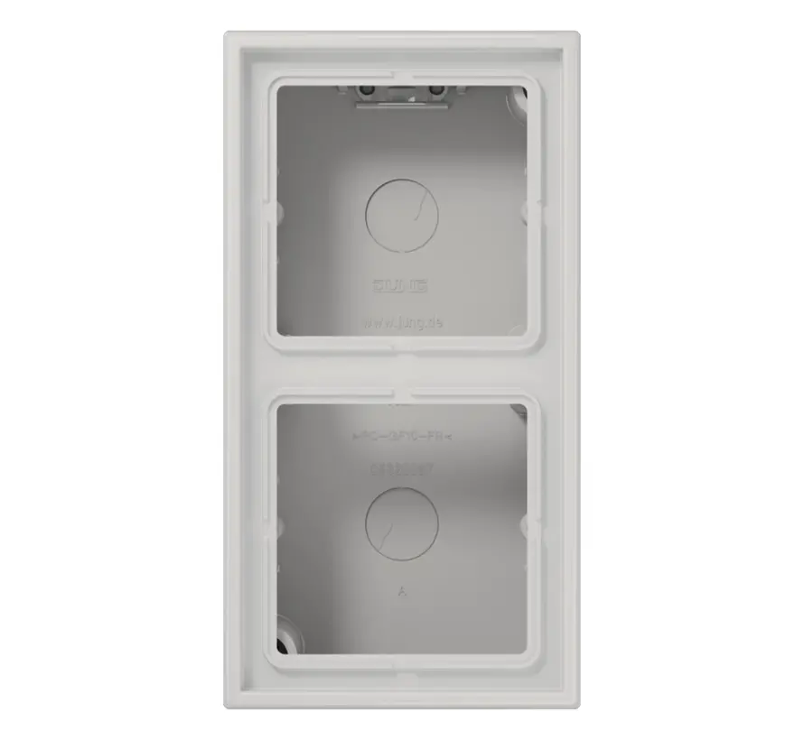 opbouwbak 2-voudig LS990 lichtgrijs (LS 582 A LG)