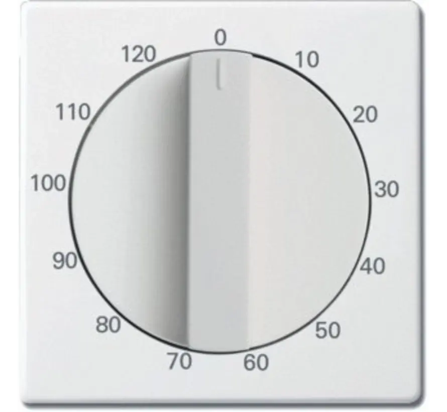 draaigreep tijdschakelaar 120 min Future Linear studiowit mat (1771-884-103)
