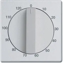Busch-Jaeger draaigreep tijdschakelaar 120 min Future Linear aluzilver (1771-83-103)