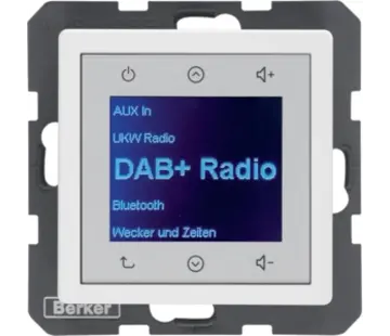 Berker radio touch DAB+ Q1/Q3/Q7 wit (29846089)