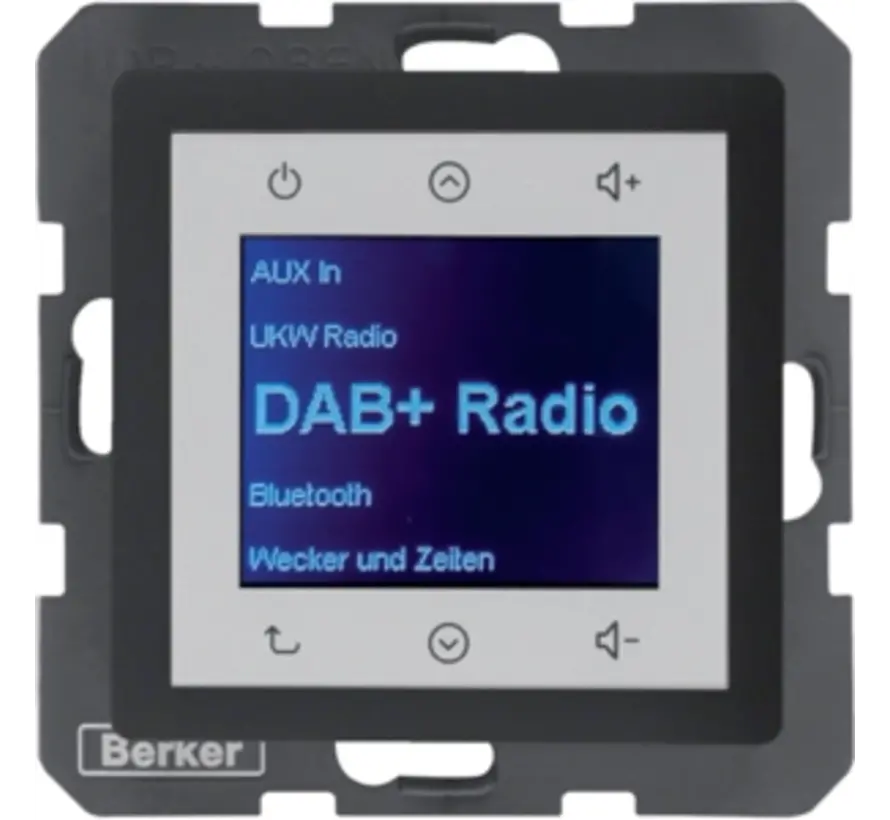 Radio Touch DAB+ Bluetooth Q1/Q3/Q7 antraciet soft finish (30846086)