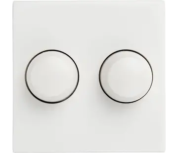 Tradim duo dimmerknoppen voor JUNG AS500 wit OP=OP (04811)