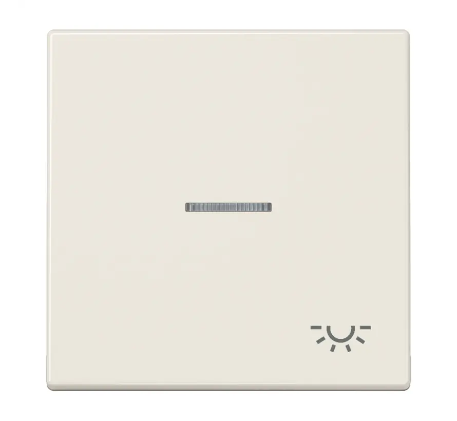 schakelwip met lichtsymbool en controlevenster LS990 creme (LS 990 KO5 L)