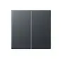 schakelwip 2-voudig A-range antraciet mat (A 595 BF ANM)