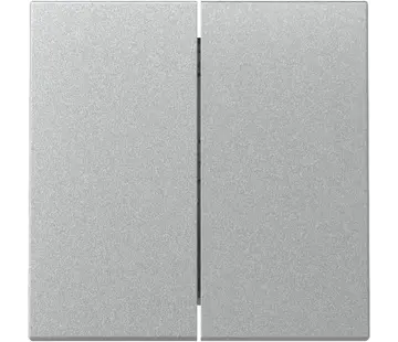 Gira schakelwip 2-voudig Systeem 55 aluminium mat (329526)