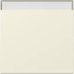 Gira schakelwip met tekstkader Systeem 55 creme glans (329901)