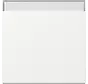 schakelwip met tekstkader Systeem 55 wit glans (329903)
