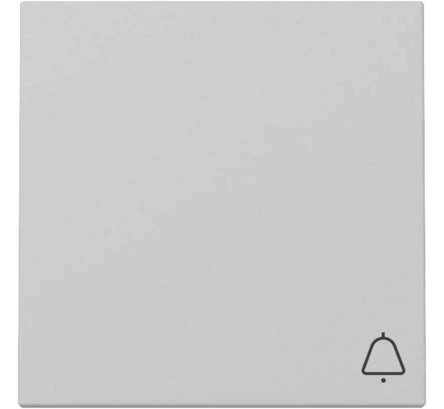 schakelwip met symbool bel Systeem 55 grijs mat (3286015)