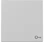 schakelwip met symbool deur Systeem 55 grijs mat (3287015)