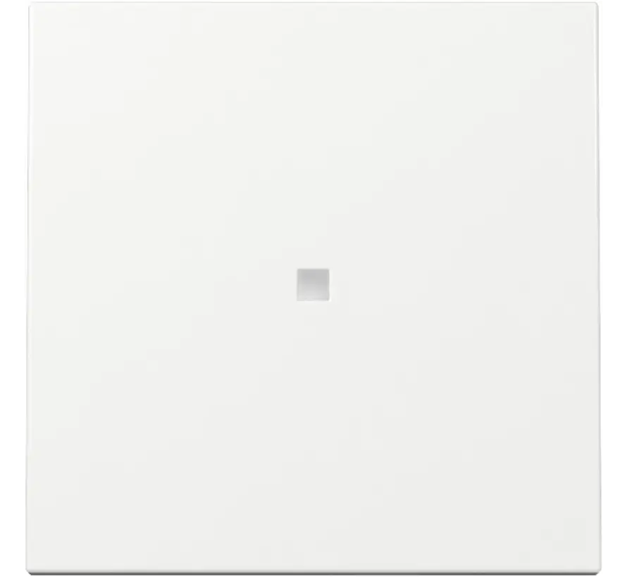 schakelwip met controlevenster Systeem 55 wit glans (329003)