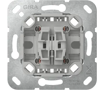 Gira wisselschakelaar/pulsdrukker combinatie (386900)