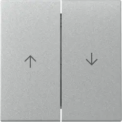 Gira schakelwip jaloezieschakelaar 2-voudig Systeem 55 aluminium mat (329426)
