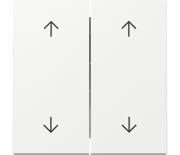Gira schakelwip jaloezieschakelaar 4-voudig Systeem 55 wit glans (329703)