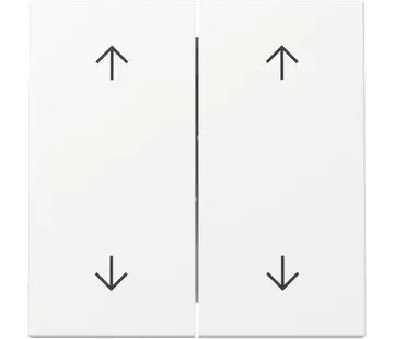 Gira schakelwip jaloezieschakelaar 4-voudig Systeem 55 wit mat (329727)