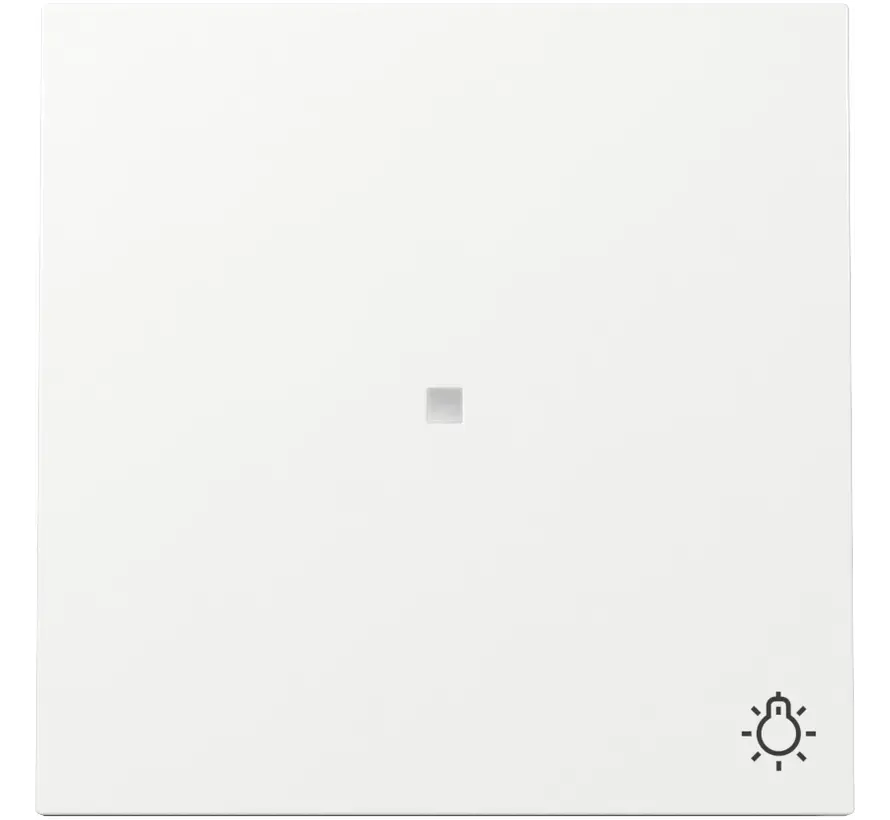 schakelwip met symbool licht en controlevenster F100 wit glans