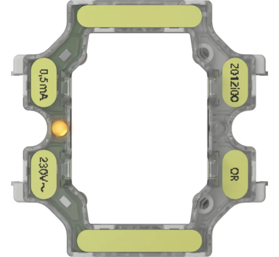 verlichtingselement 230 V LED oranje 0,5 mA variant 2 (3792012)