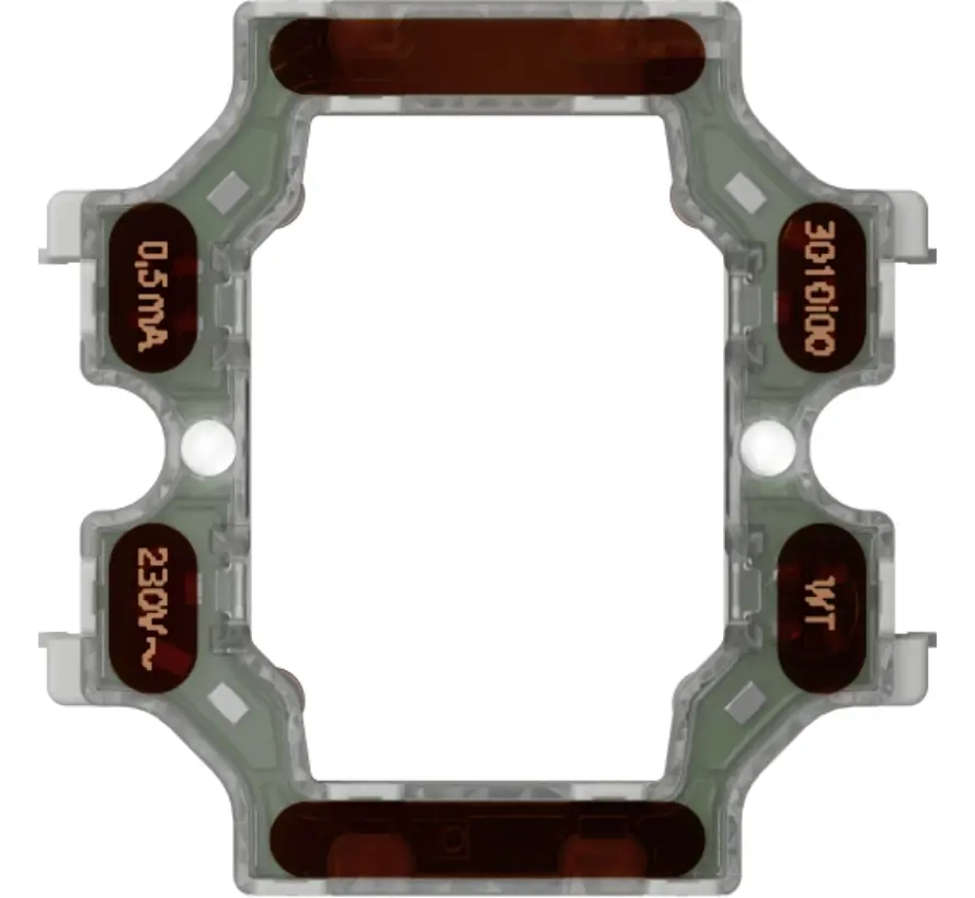 verlichtingselement 230 V LED wit 0,5 mA variant 3 voor serieschakelaar (3793010)