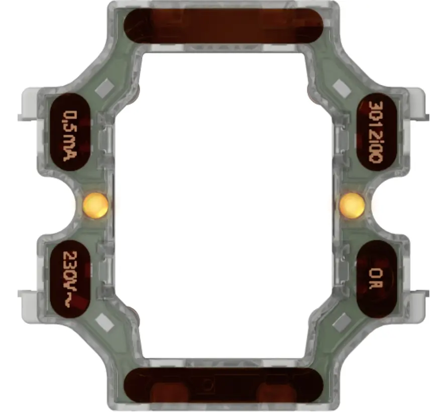verlichtingselement 230 V LED oranje 0,5 mA variant 3 voor serieschakelaar (3793012)
