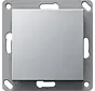 EnOcean draadloze wandzender 1-voudig Systeem 55 aluminium mat (242126)
