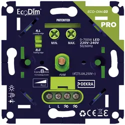 EcoDim universele LED-dimmer PRO RLC 0-700 Watt (ECO-DIM.03-PRO)