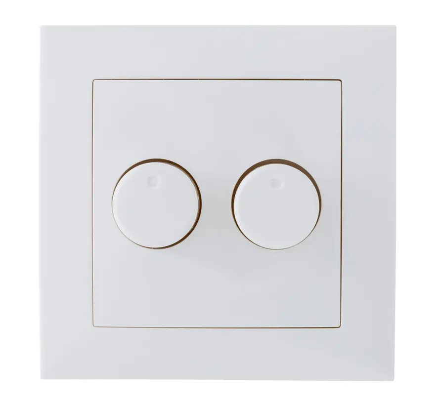 duo dimmerknop passend voor Berker S1 wit glans (ED-10004)