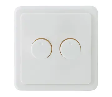 EcoDim duo dimmerknop passend voor Peha Standard wit glans (ED-10008)