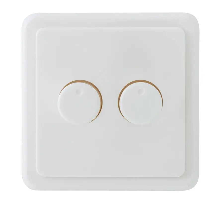 duo dimmerknop passend voor Peha Standard wit glans (ED-10008)