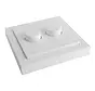 duo dimmerknop passend voor Busch-Jaeger Future Linear wit glans (ED-10073)