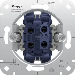 Kopp profi seriedrukcontact 2 maakcontacten met gedeelde ingang (508000003)
